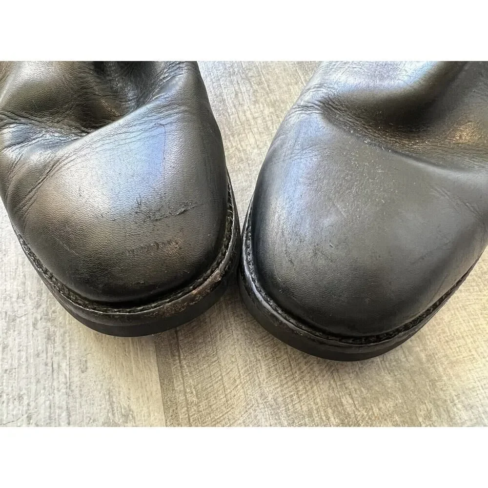 $525 TORY BURCH Black Simone Over The Knee Riding Equestrian Boots Leather 8 M